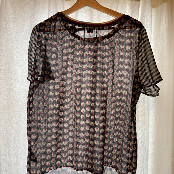 SCOTCH & SODA sheer blouse - Picture 1 of 2